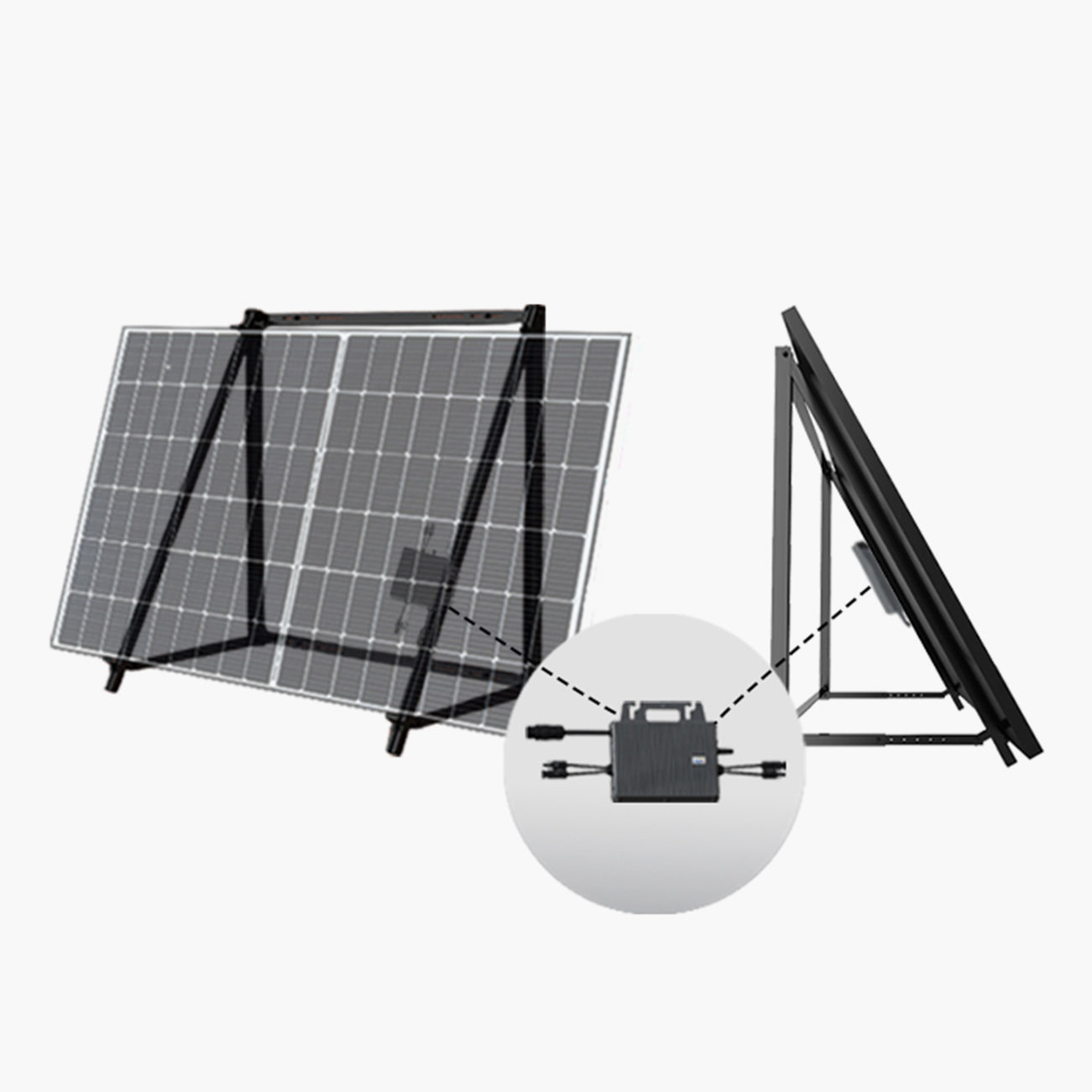 Kit Solar de Varanda com Bateria de 10KWh